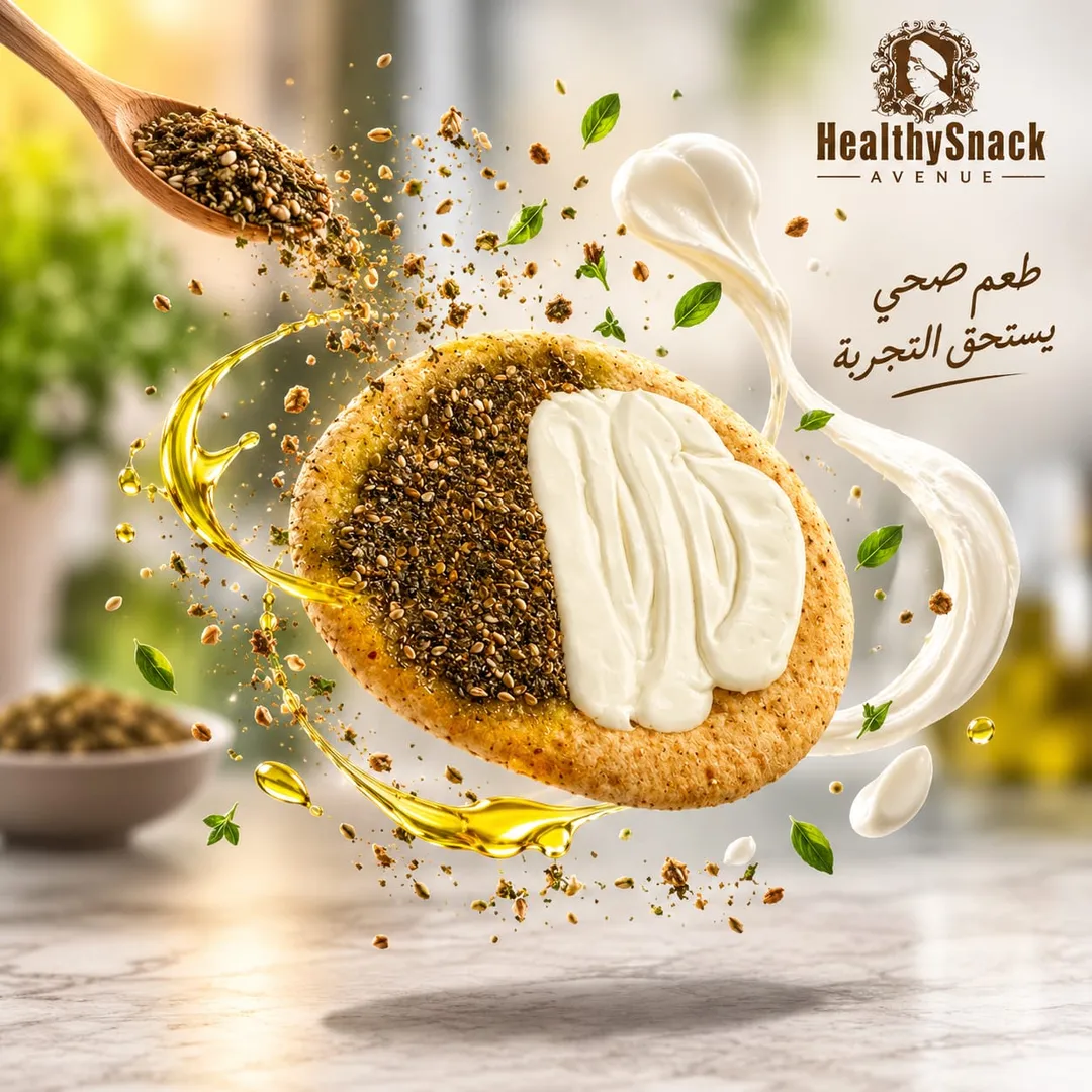 Whole Wheat Labneh With Zaatar (6 Pcs)