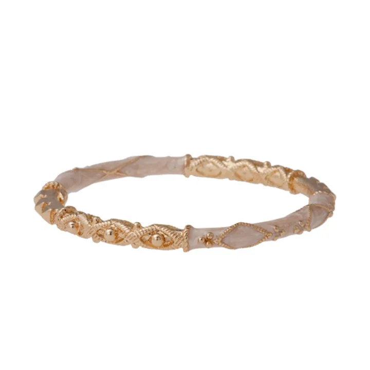 Soho Hearts - Grace Studded Bracelet - Cream