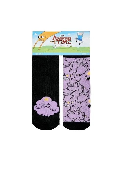 Adventure Time 2 Pairs Printed Socks