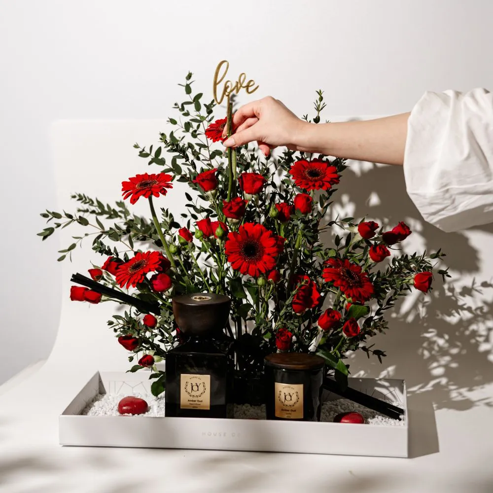 Hoj Red Love Gift Tray