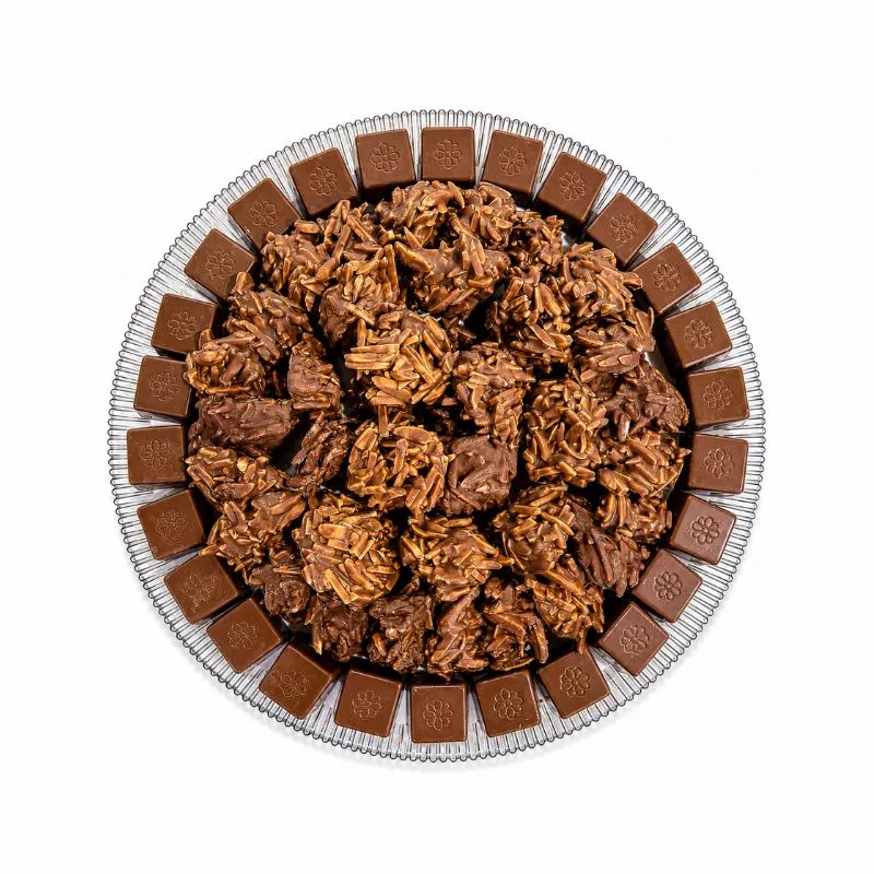 Chocolate crystal tray