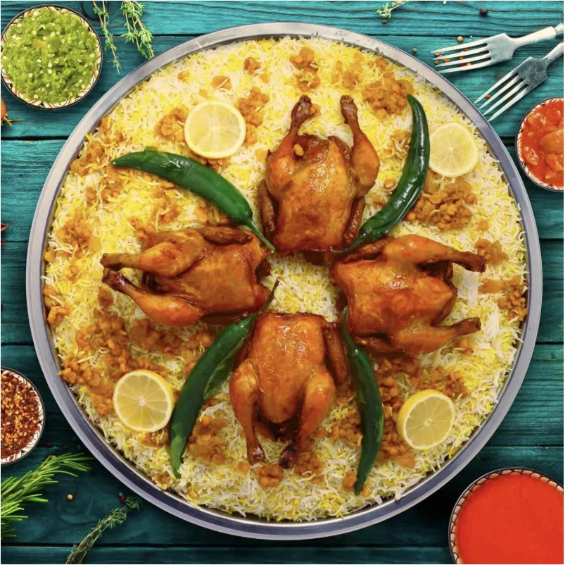 Whole Chicken Majboos 500 Grams Tray