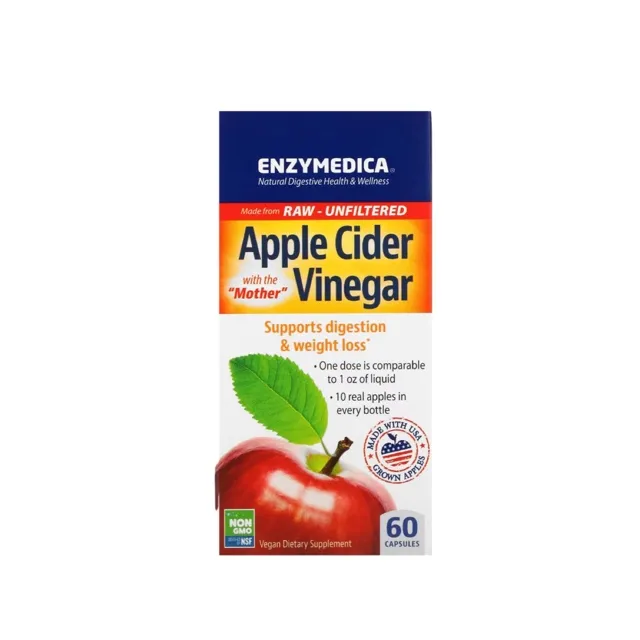 Enzymedica Apple cider vinegar 60 cap