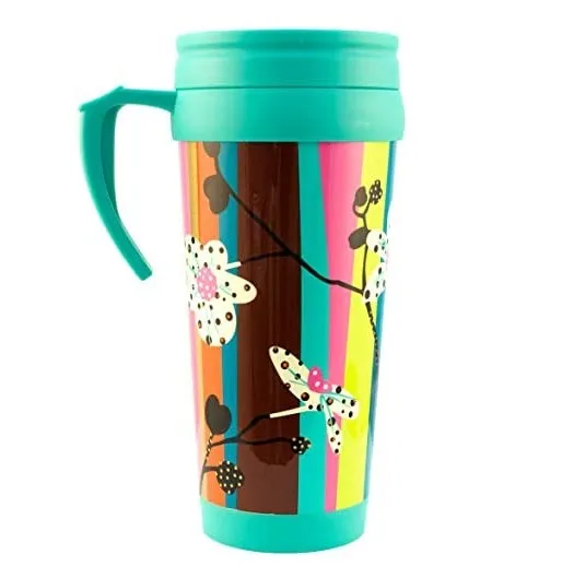 Java-licious Coffee Mug With Lid - Orchid