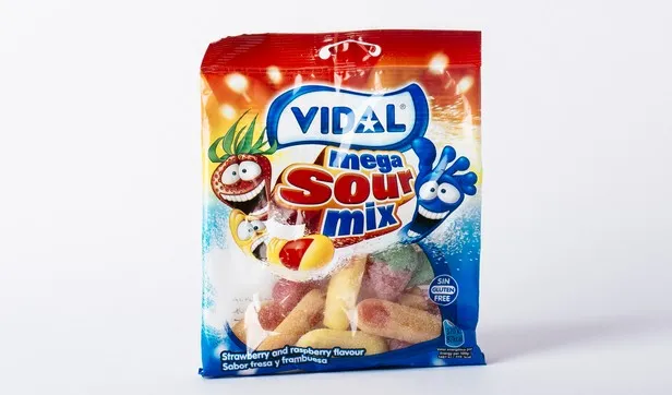 Vidal Mega Sour Mix 100G
