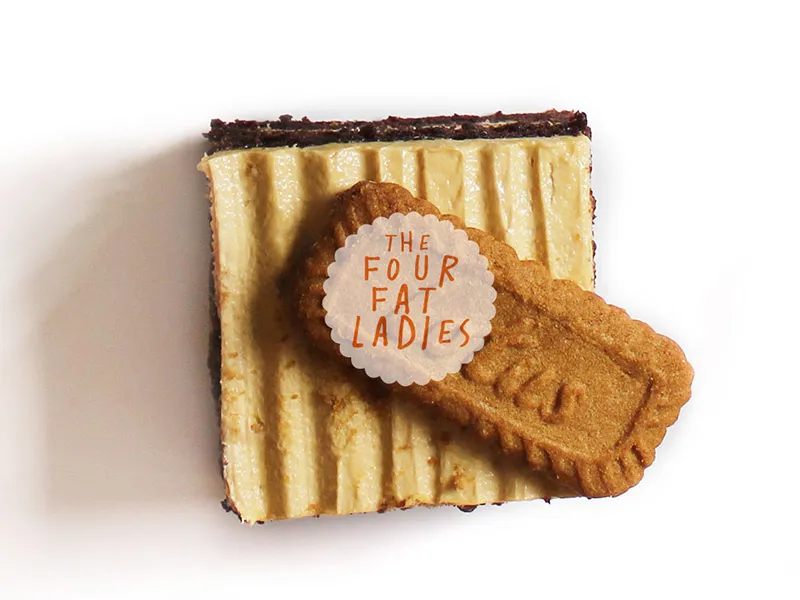 Chocolate With Lotus Frosting Cake