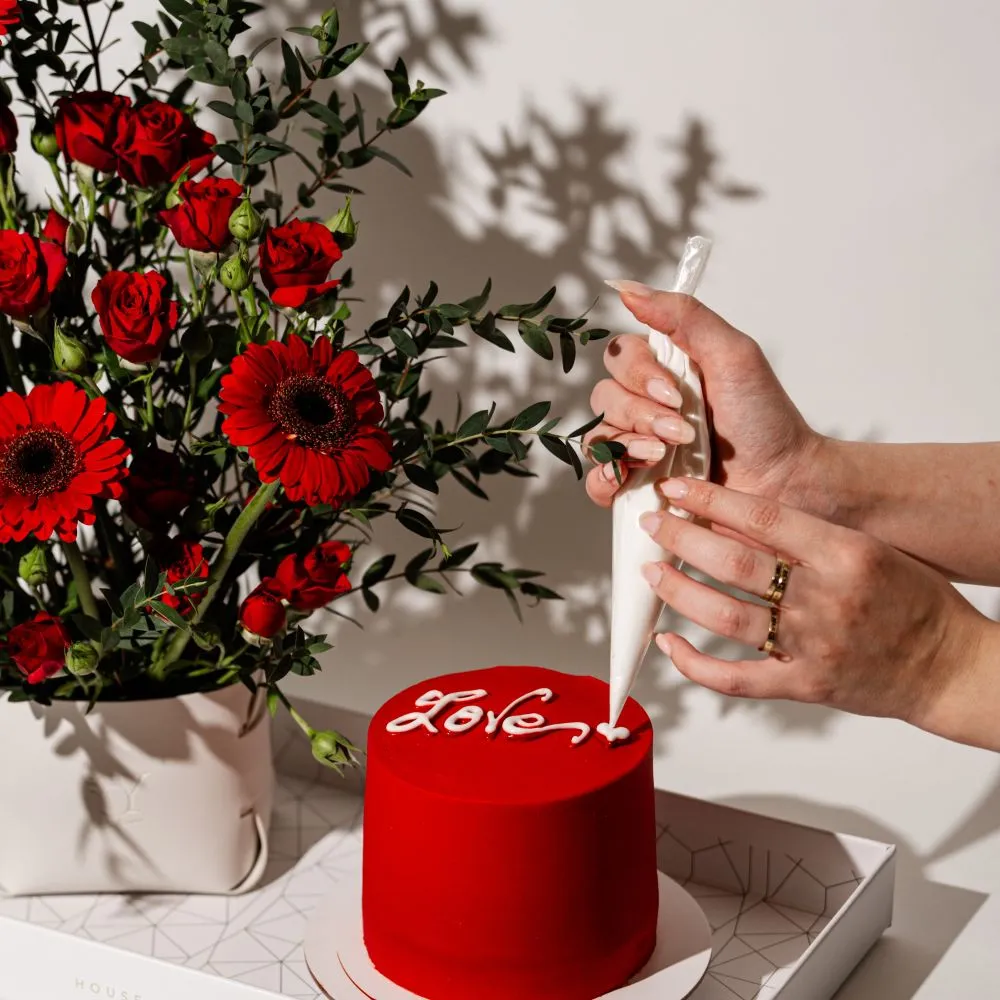 Red Love Tray