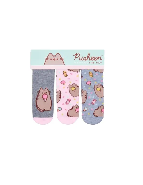 Pusheen 3 Pairs Printed Socks