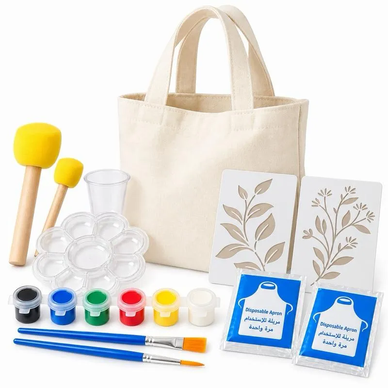 Art on tote bag