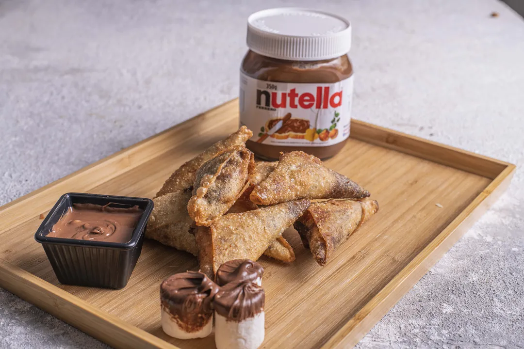 Nutella Marshmallow Samosa
