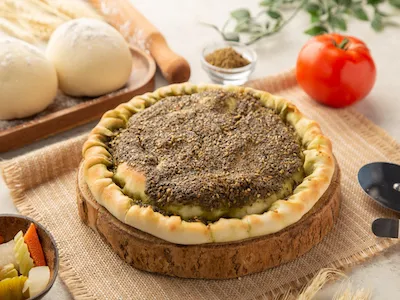 Thyme Stuffed with Cheese, Vegetables