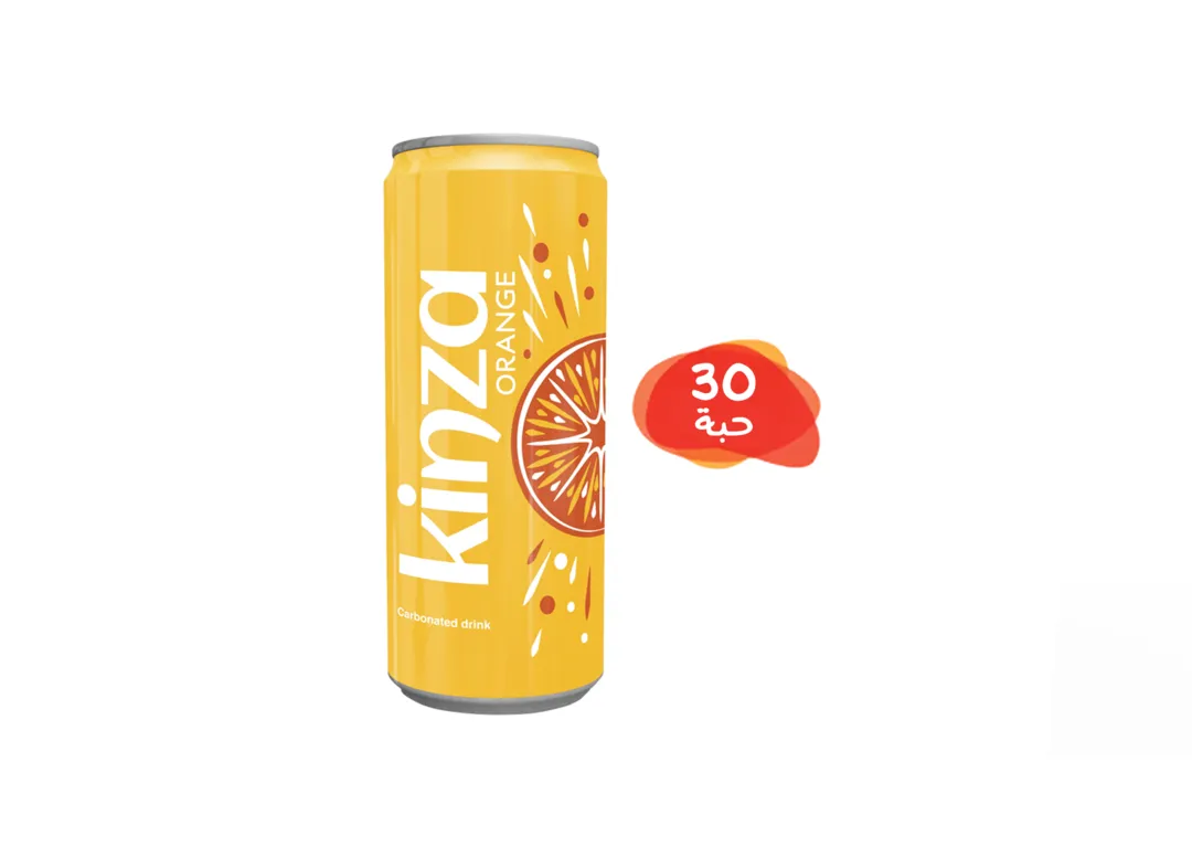 Kinza Orange Soda Drink 250ml x 30 pcs