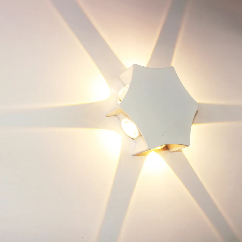 CLEVER LED Wall Lamp WHITE OUT 135x40mm