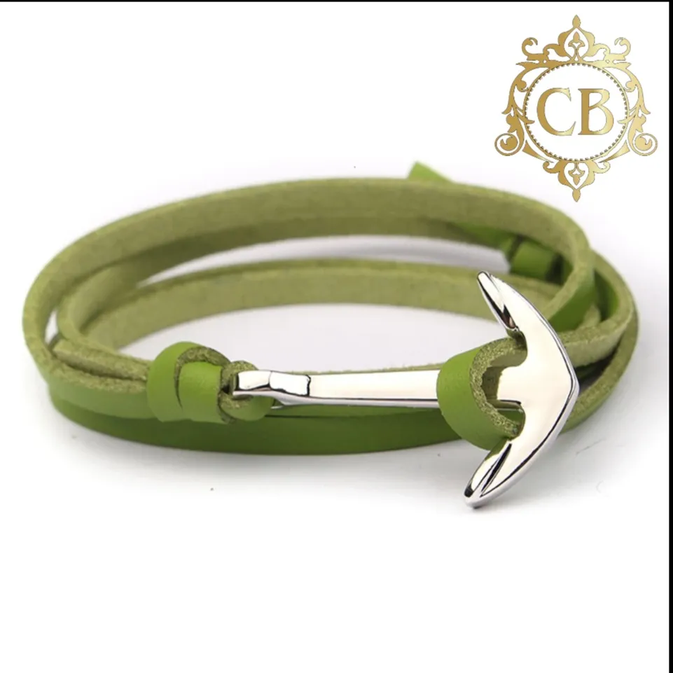Anchor Green Bracelet