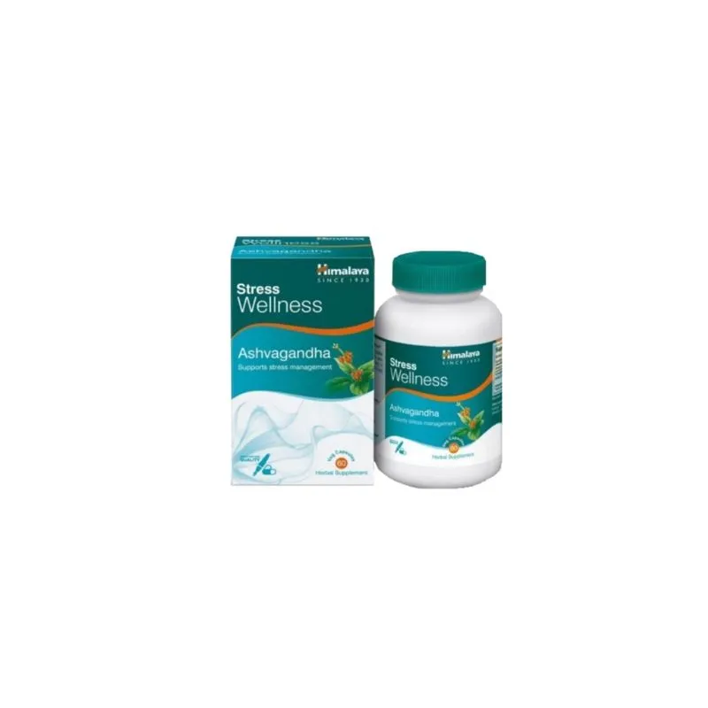 اشوجندا 250 ملجرام ، 60 كبسولة نباتية Himalaya