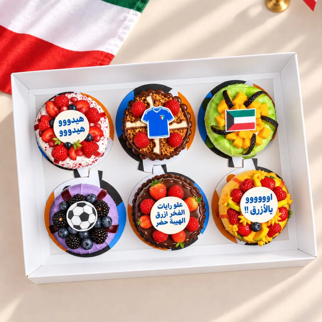 Kuwait Team Mini Cakes