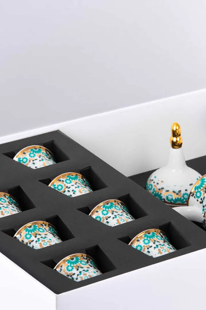 SILSAL - طقم فناجين ودلة قهوة عربية