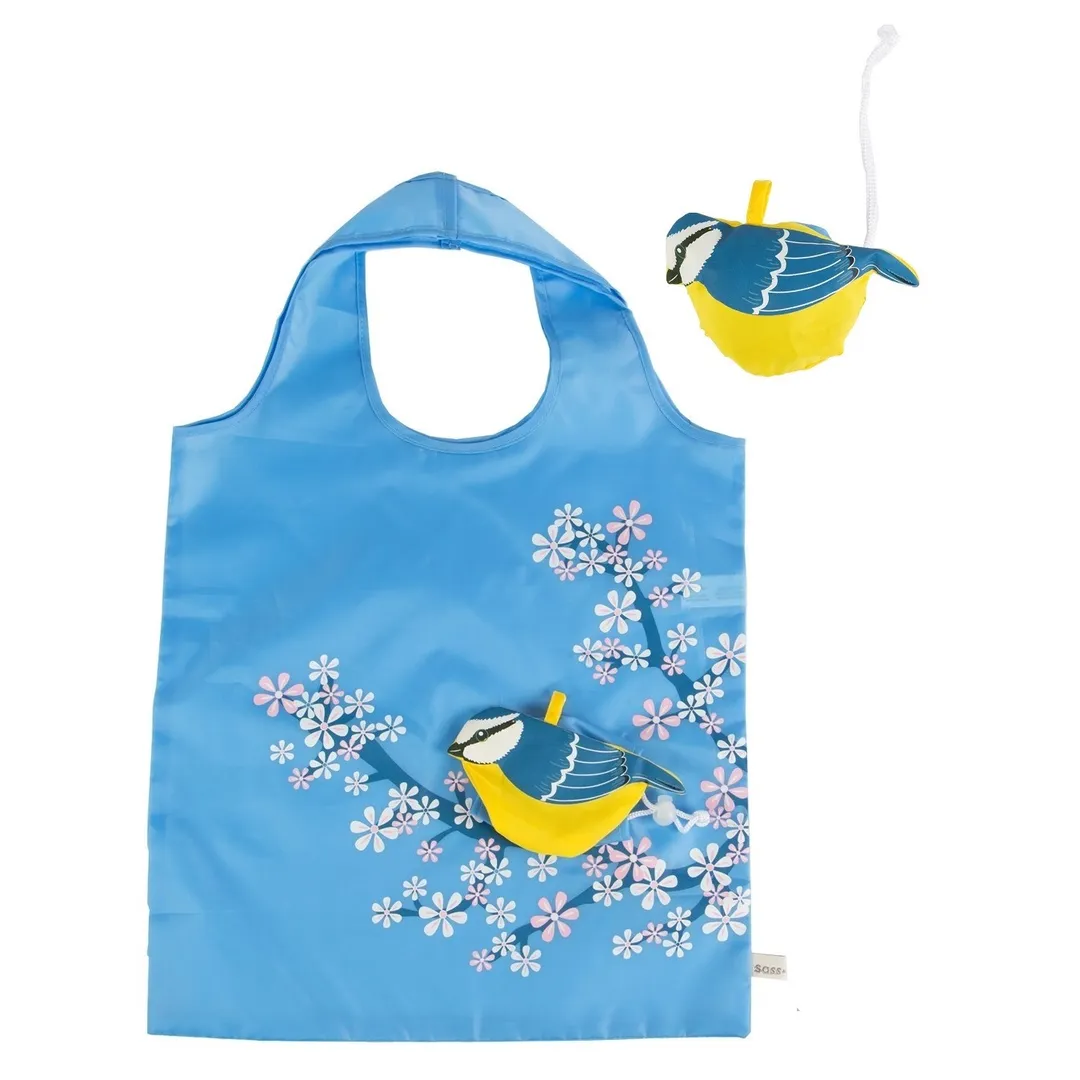 Foldable Shopping Bag - Bluebird