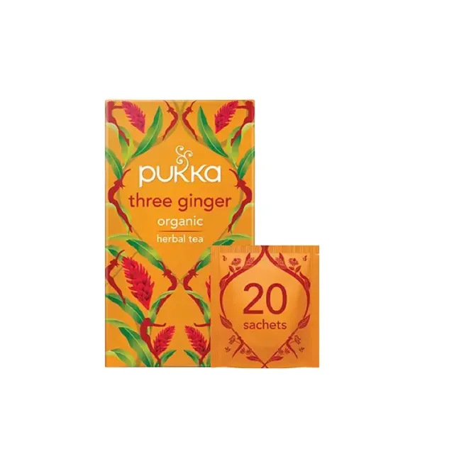 Pukka three ginger 20 tea bag