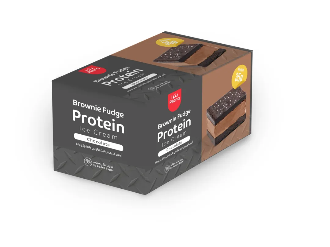 Brownie Fudge Protein Ice Cream Chocolate No Added Sugar 350 gm