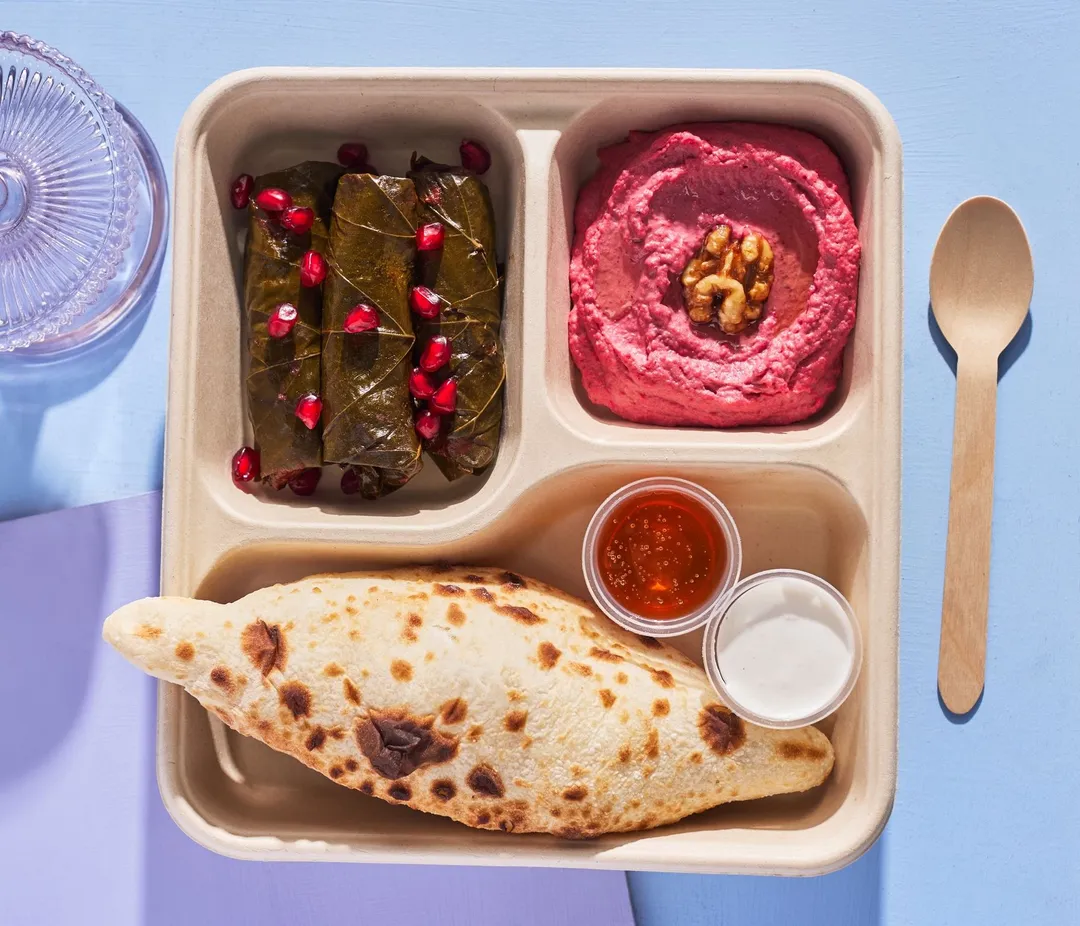Dolma & samoon platter