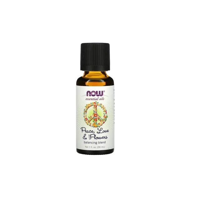 Now peace, love, and flower essential oil