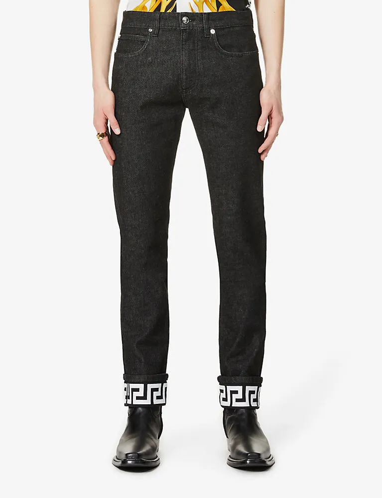 Versace Brand-Patch Taylor-Fit Jeans