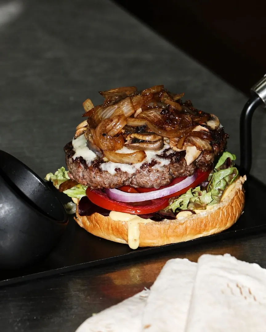 Swiss Mushroom Burger