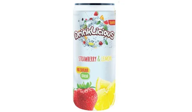 Drinklicious Strawberry & Lemon No Sugar 315 Ml