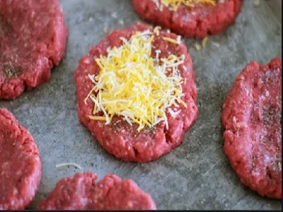 Cheese Stuffed Burger