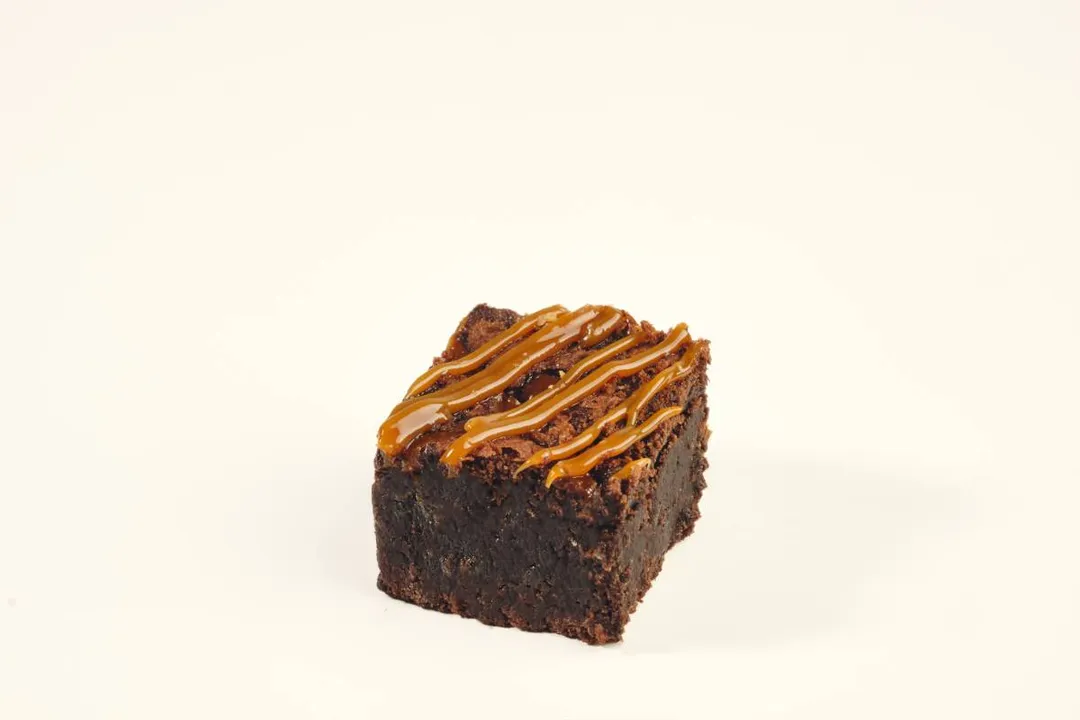 Mini Salted Caramel Fudge Brownies