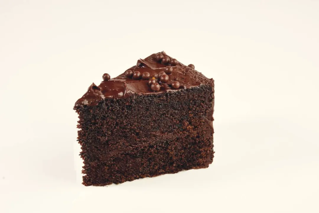 Slice Chocolate Fudge Cake