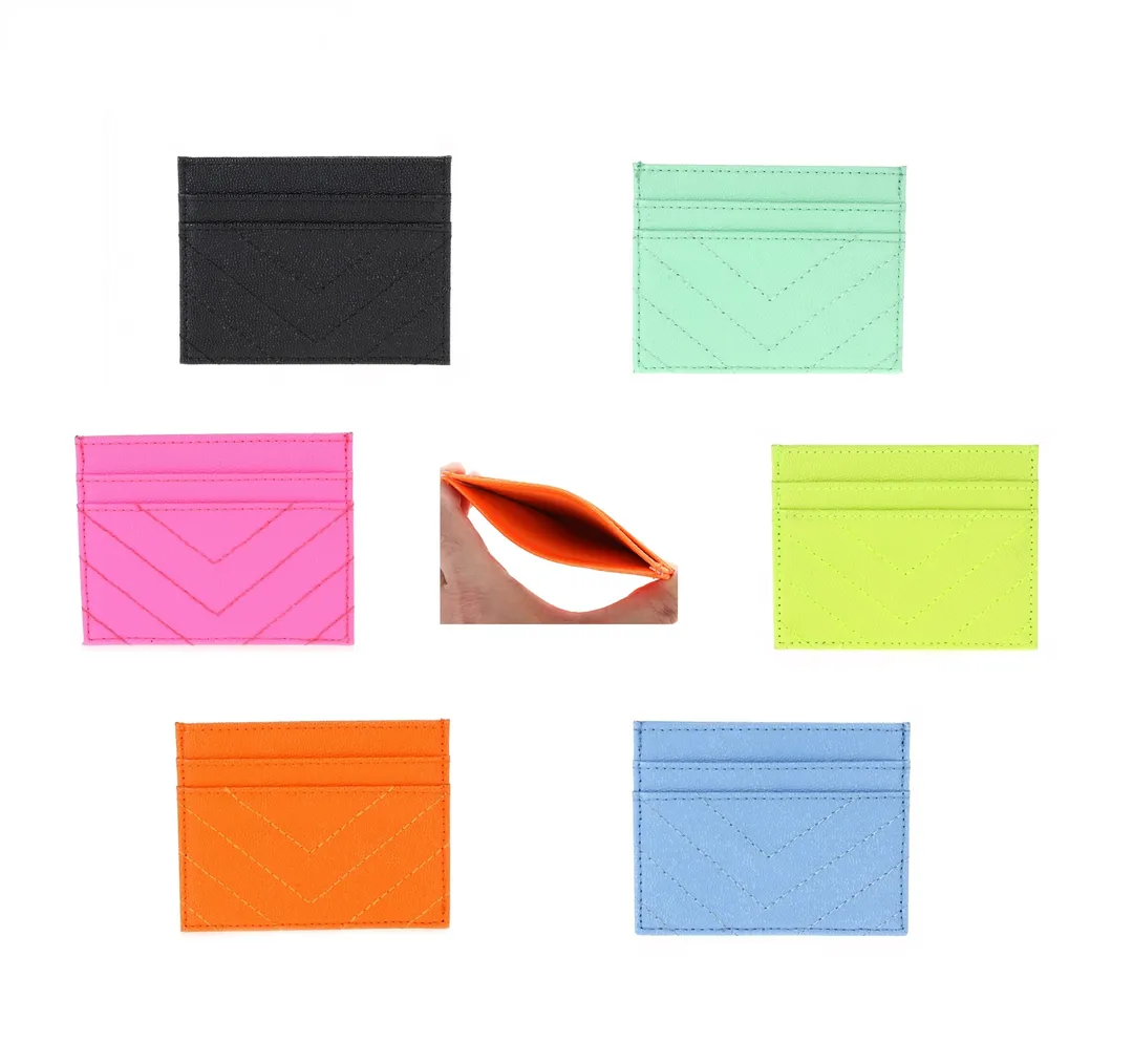 Chevron Card Holder 5 Slots - 6 Colors Available