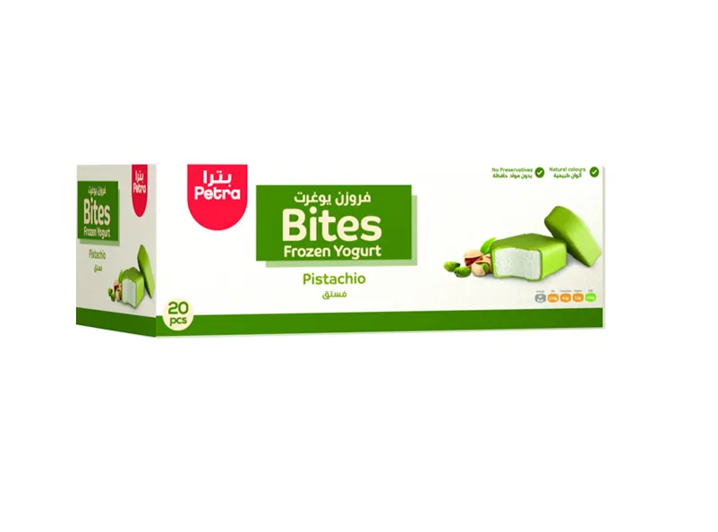 Pistachio Frozen Yogurt Bites 25 ml ( 20 Pieces )