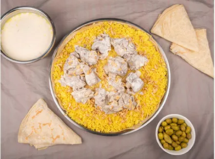 طبق منسف لحم ل 4 أشخاص