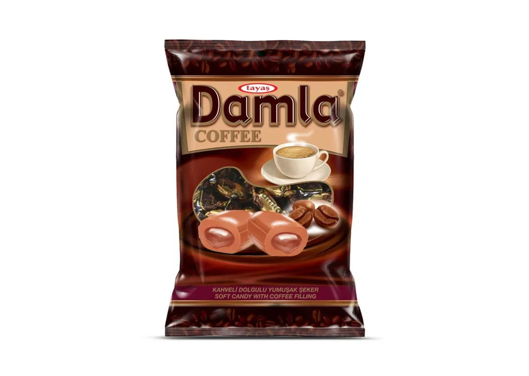 Tayas Damla Centre filled Toffee with Coffee flavor 1kg