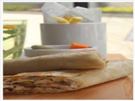 Spicy Chicken Shawerma Wrap