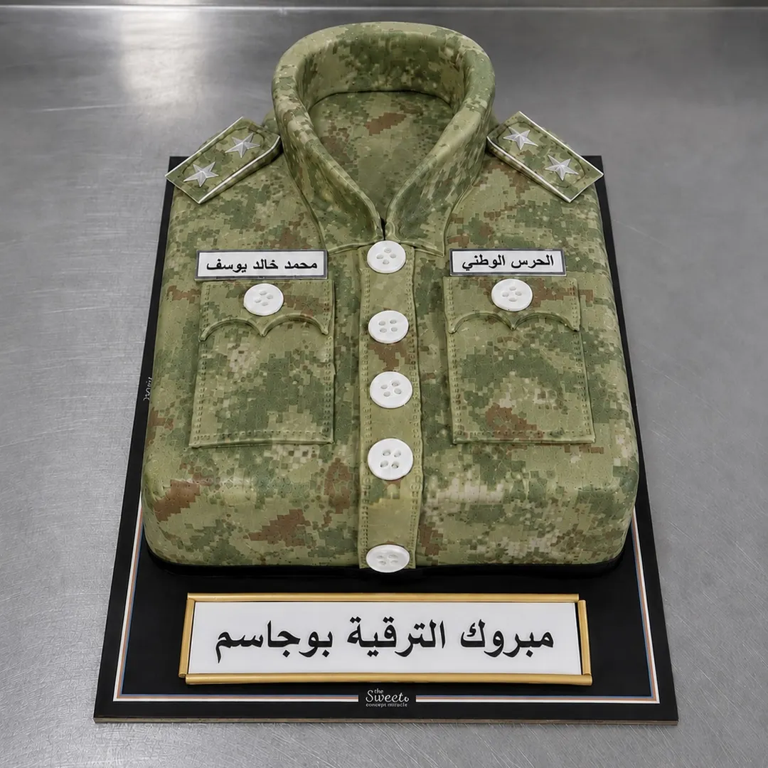 National Guard Promotion Cake