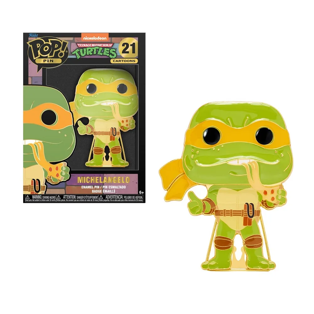 Funko Pop! Pin Ninja Turtles - Michelangelo