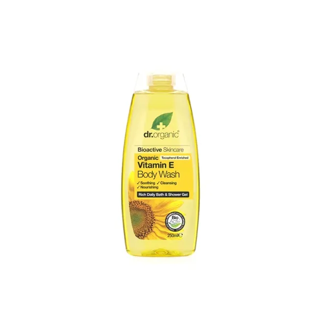 غسول الجسم مع فيتامين اي ، ٢٥٠ مل Dr organic