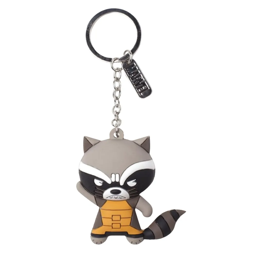 Marvel Kawaii (Rocket Racoon) Rubber Keychain