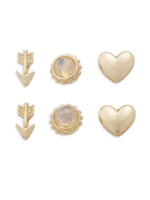 Ettika - Assorted Stud Earrings Set
