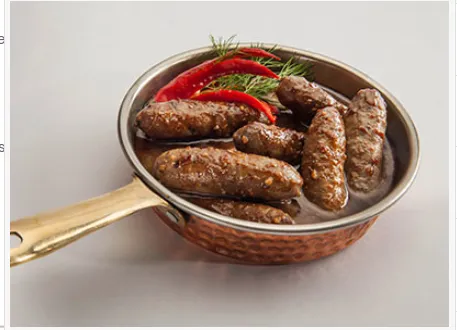 سجق مع دبس الرمان