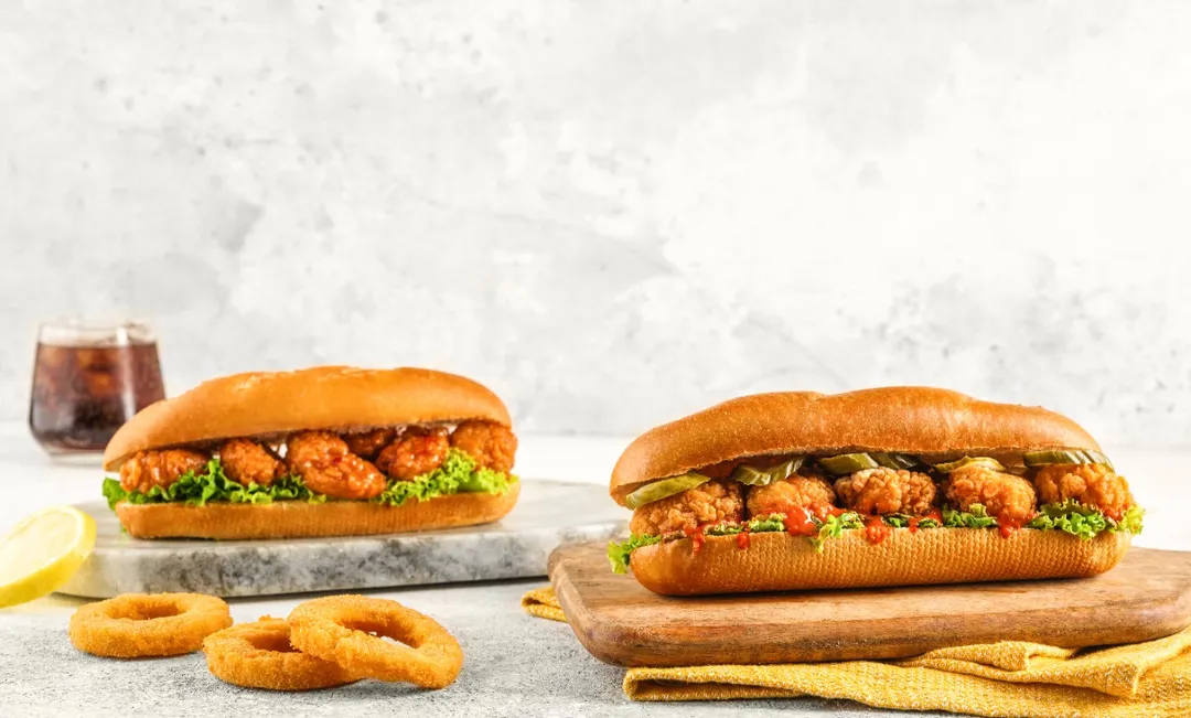 Buy 2 get 1 free Chicken Shrimp Sandwich