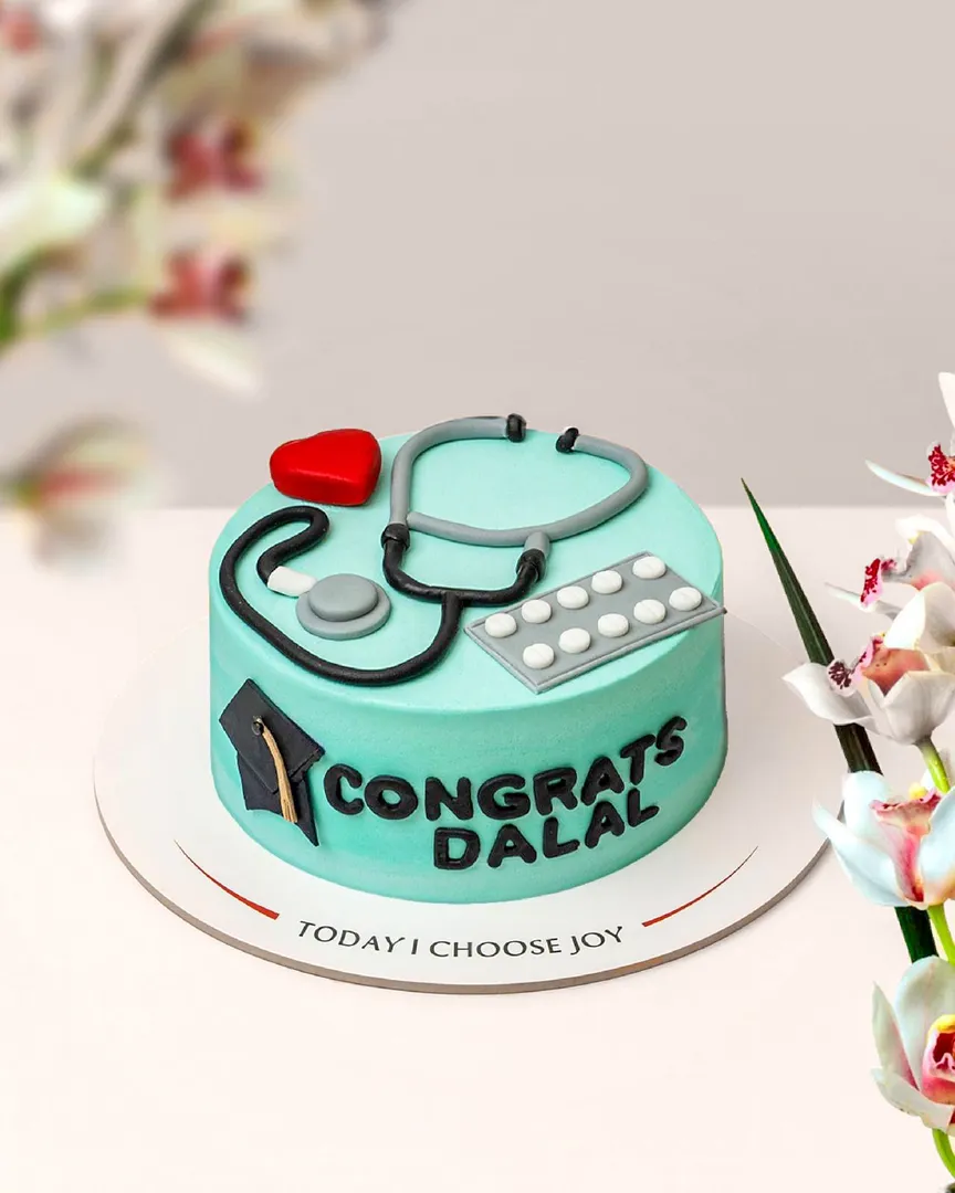 Doctor Graduation Cake