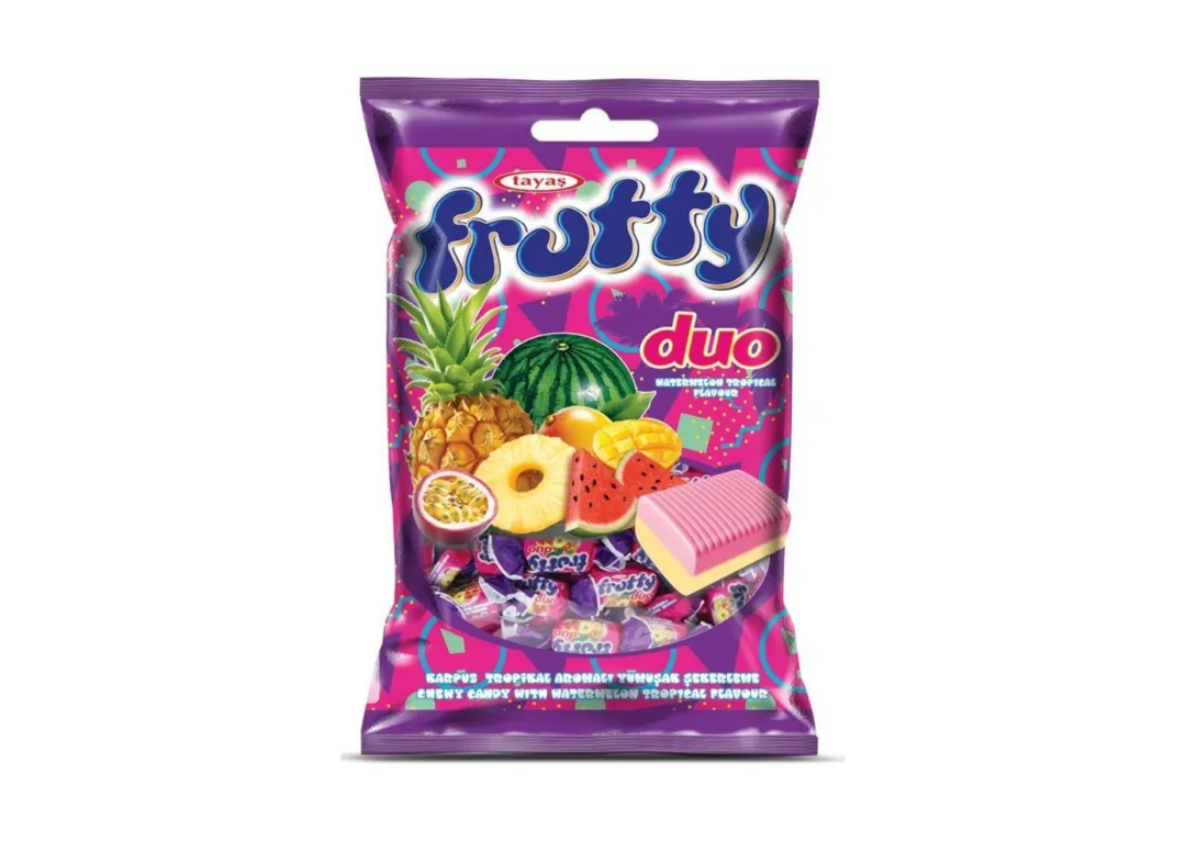 Tayas Soft Toffee Fruity Duo Watermelon/Mango/Lychee/Pineapple 1kg