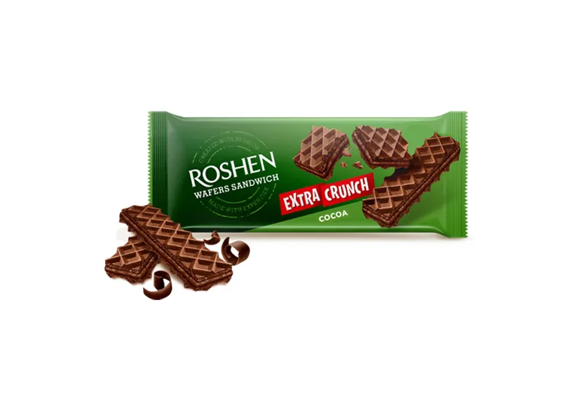 Roshen Wafer Sandwich Extra Crunch Chocolate 142g