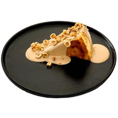 El Mordjene Hazelnut Cream San Sebastián cheesecake