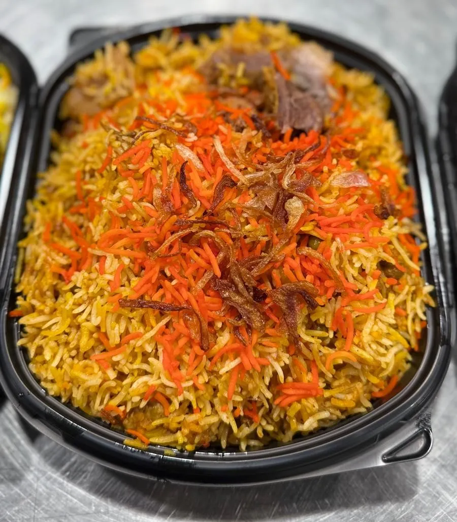 Arabic lamb biryani