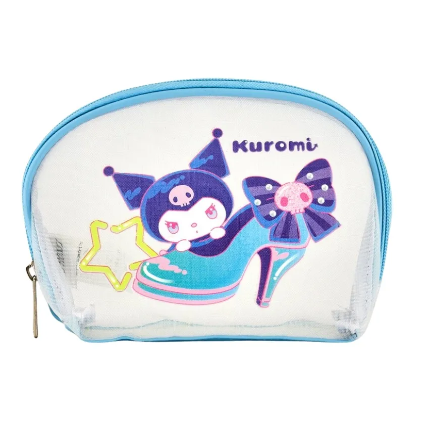 Kuromi Mesh Shell Makeup Bag